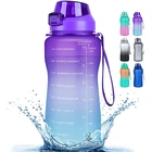 Paracord Handle Non BPA Leak-Proof Half Gallon 64oz Plastic Water Bottle