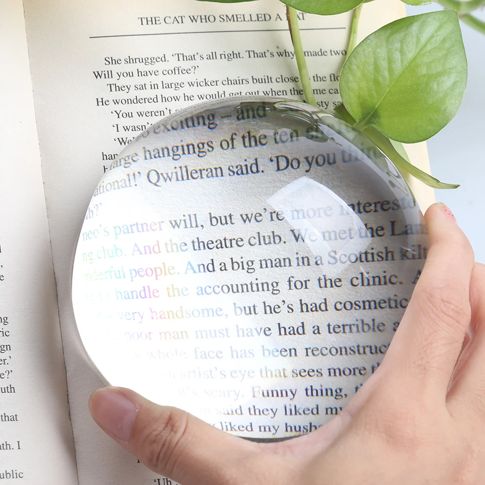 Factory wholesale Doom 001 Paperweight Acrylic Dome magnifying glass for Reading