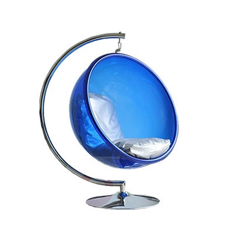 blue bubble chair