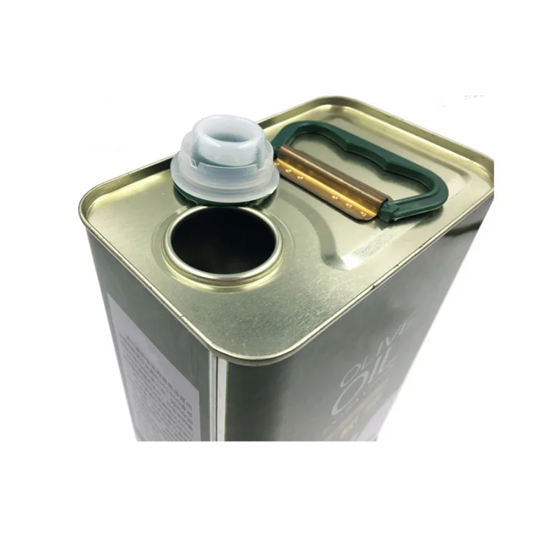 1L Capacity Empty Metal Oil Container with 0.23mm Thickness and 25-30 Days Delivery