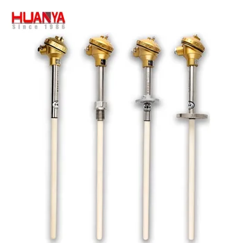 High temperature K/R/S/B type thermocouple with ceramic protecting tube