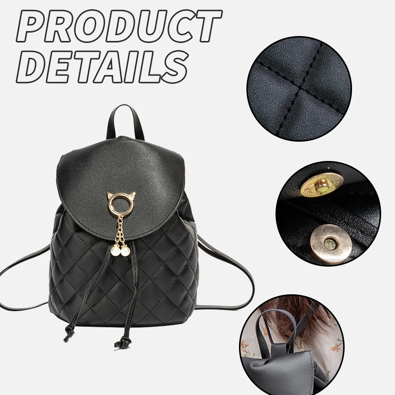 2024 Wholesale mini senior sense backpack girls light luxury small school bag leisure backpack