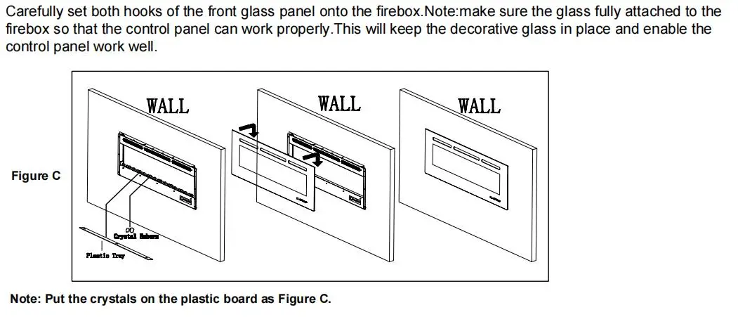 Electric Fireplace, 50-Inch, Wall, 120V - detail 34