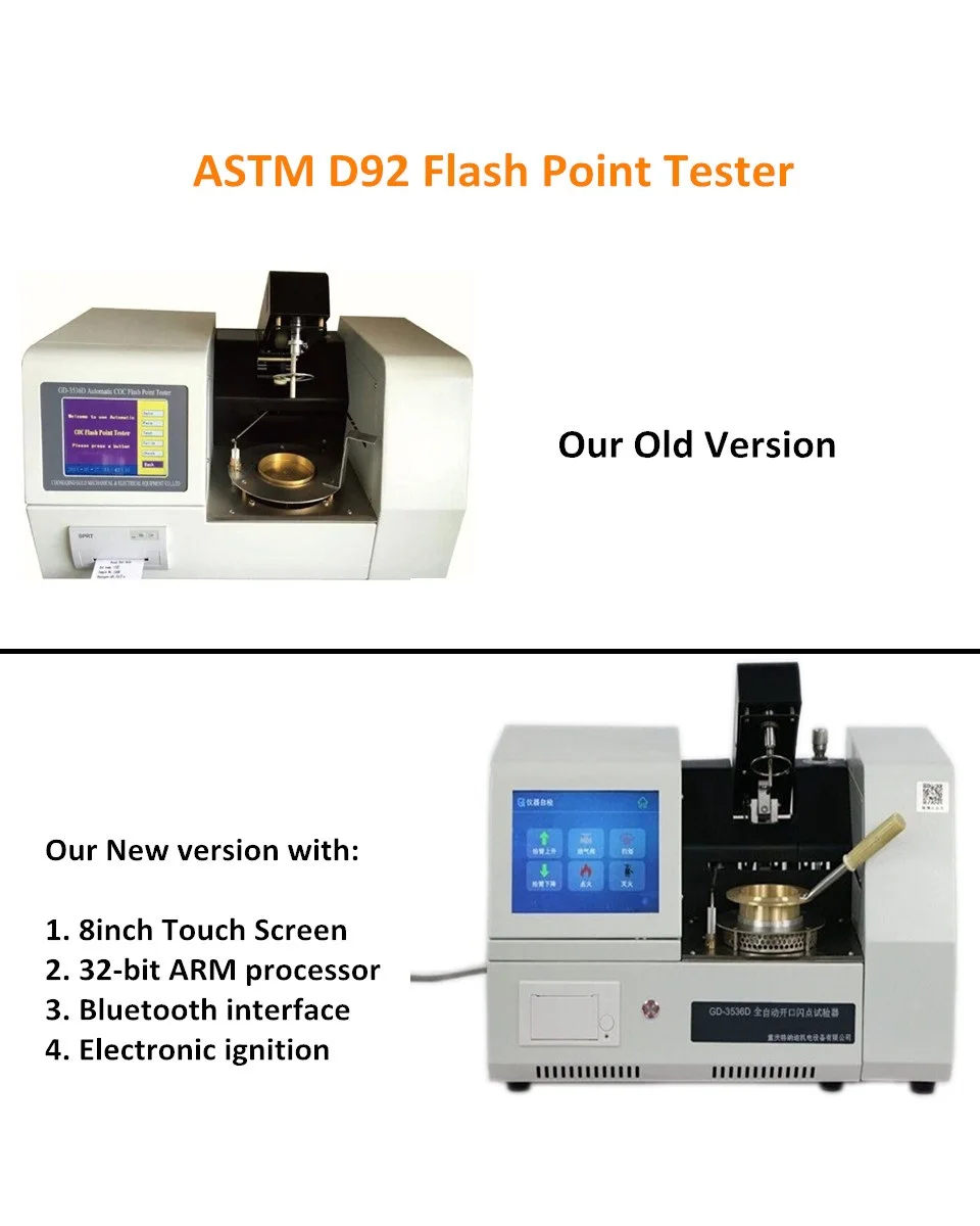 Fully Automatic Astm D Cleveland Open Cup Flash Point And Fire Point