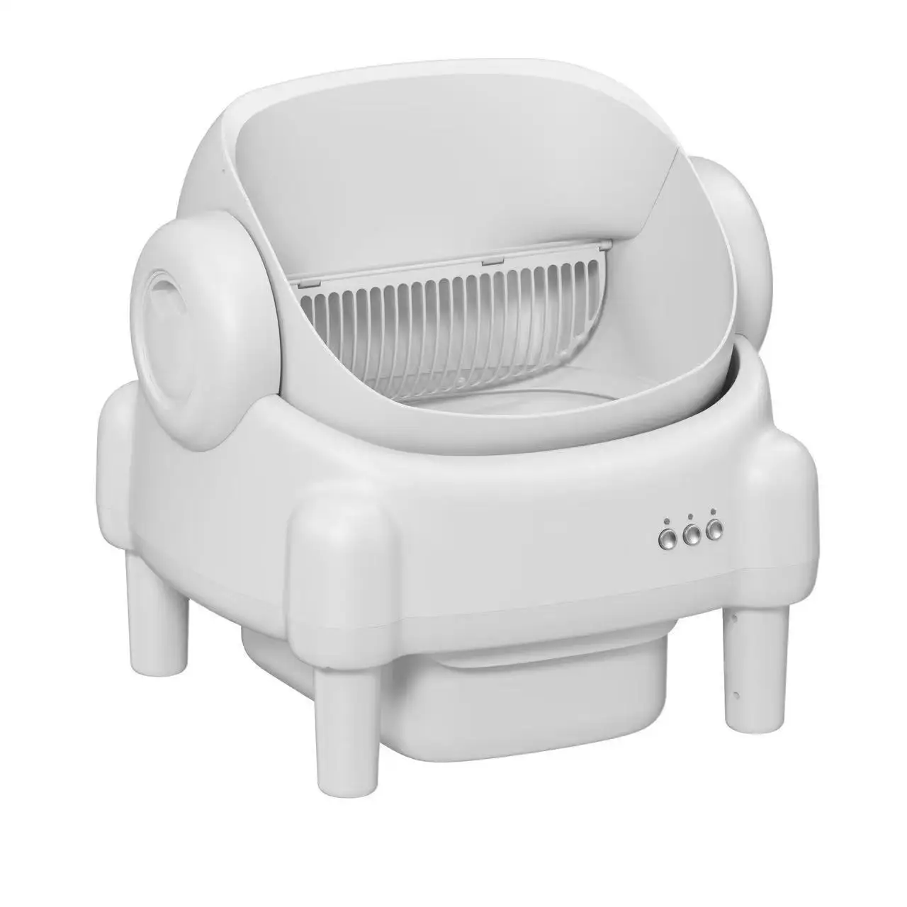 Hot Sale APP Controlled Semi Enclosed Cat Litter Box Drawer Type Anti Splash No Scooping Cat Toilet Pet Supplies manufacture