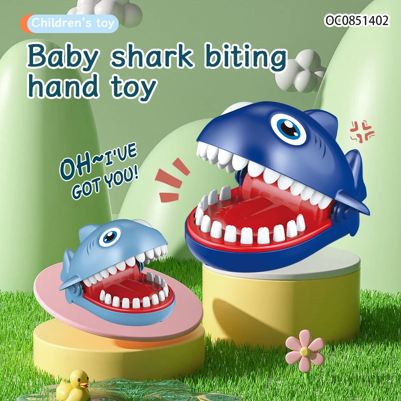 Family interactive board fun game finger biting dinosaur shark toy for kids and parents