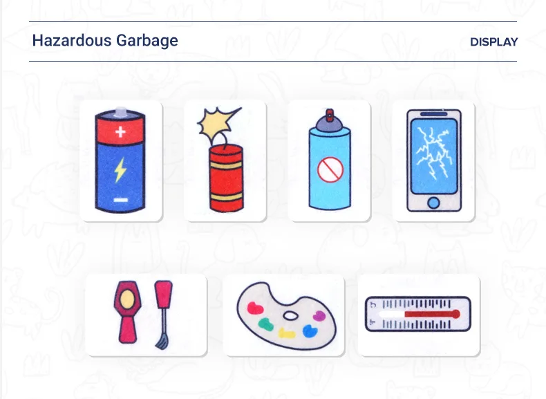 Gabage Classification House Toy Stuffed Plush Life Skill Practice Play