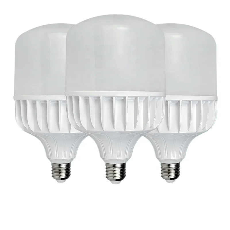 Factory low price wholesale warranty 5 years high power aluminum LED bulb lamp E27 20w/30w/40w/50w/60w