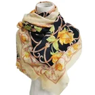 Flower Deisgn 100% Cashmere Lady Scarf/Shawl