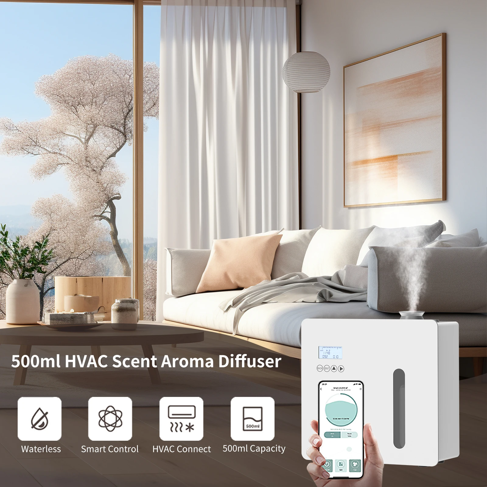 Pane Hvac Smart Humidifiers, U5, 12V, 500ml - detail 2