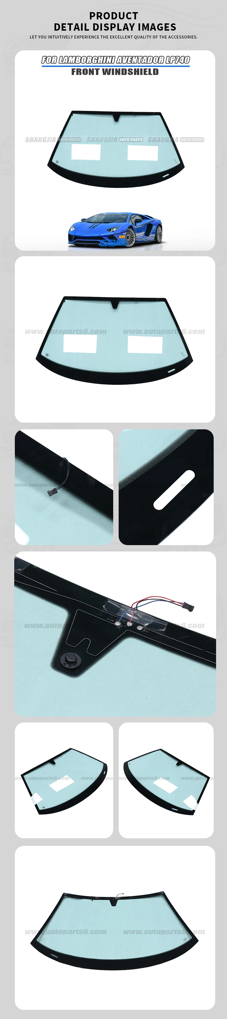 product provides excellent visibility impact resistant heat insulating windshield for lamborghini aventador lp740134476-3