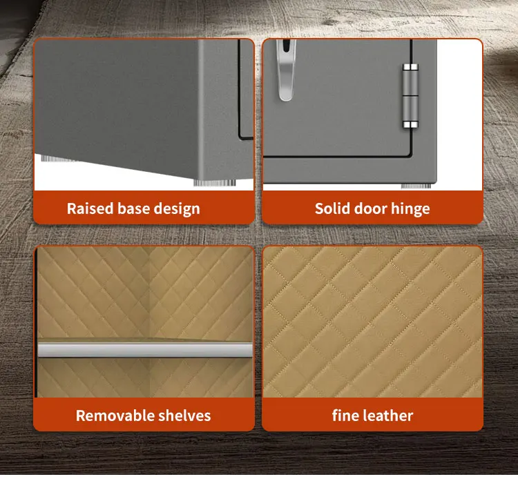 CEQSAFE Luxury Electronic Safe with Fireproof & Digital Secure Access Durable Security Box Money details