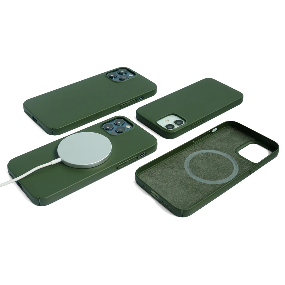 Silicone Feeling  Mobile Phone Case MagSafe case for iPhone 12 12 Pro 12 Pro Max Super Thin Magsafe Phone Case