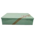 Boxes With Container Tin Box With Lid Metal Tin Boxes Rectangular Tin Box With Hinged Lid Mooncake Container