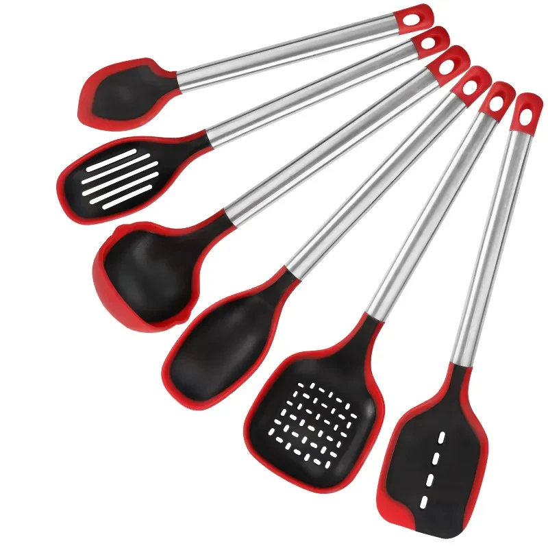 Non Stick Cooking Utensils Kitchen Tools Stainless Steel Kitchenware Cookware Premium Unique Utensil Set
