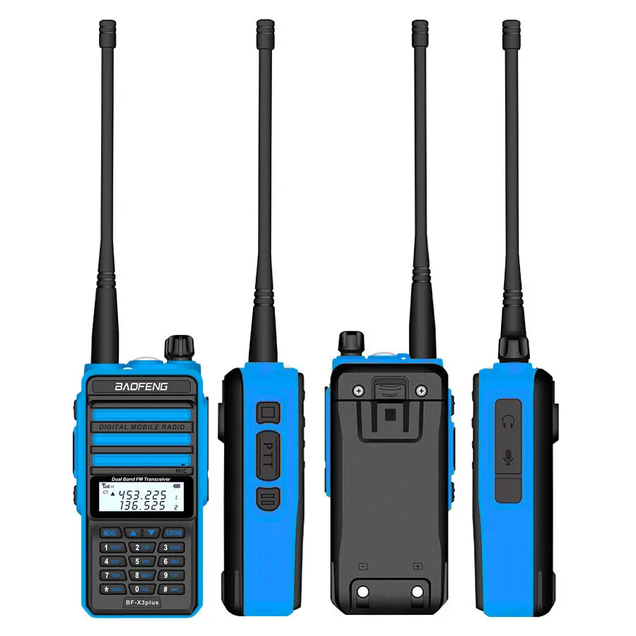 2024 baofeng Bf-X3Plus,wholesale hot sell cheap walkie talkie 50km waterproof Dual band Portable radio Baofeng X3Plus