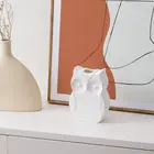 Ceramic White Natural Clay Stoneware Ceramic Flower Vases With White Reactive Glaze For Home Decor