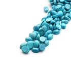 Stone Western Turquoise Nature Turquoise Dyeing Stone Oval Cabachon 10x14mm Jewelry Stone