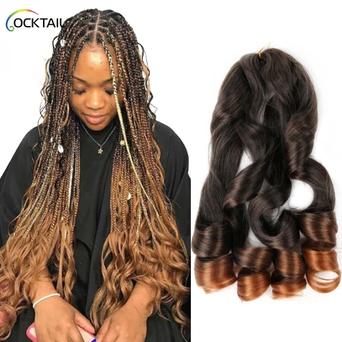 Kanekalon High Temperature Fiber French Curly Braiding Hair Spiral Curl  Loose Wave Crochet Hair Extension In Stock - Buy French Curl Synthetic Deep  Hair Bulk Crochet Braids,French Curly Hair,Spiral Curl Loose Wave