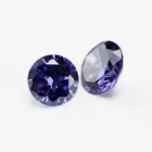 Tanzanite Tanzanite Dark Blue Tanzanite Zircon Gemstone Synthetic Cubic Zirconia Round Shape Cz Loose Stone