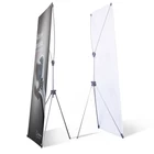 Decorative Advertising Display Economy X Banner Stand