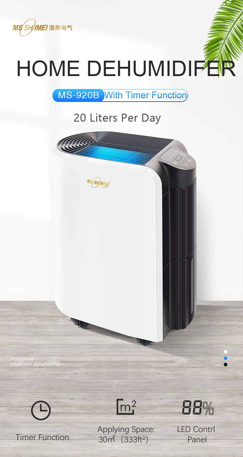 Air Dehumidifier, 20L, 40, Electric - detail 4