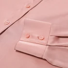 Top Huiquan Top Quality Streamlined Shape Office Blouse For Women Work Casual Blouse