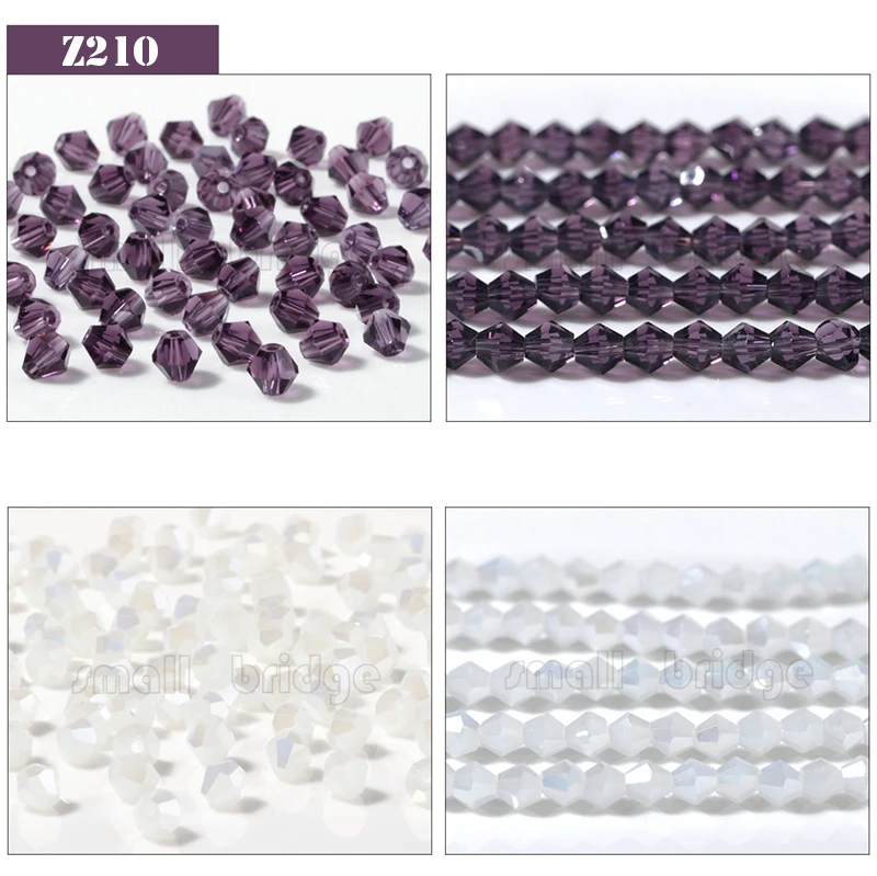 product multiple sizes glass loose crystal beads faceted bicone beads for jewelry making decorations wholesale-33