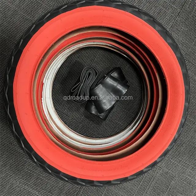 High Quality Fat Tire 20x4.0 Inch Bicycle Fat Tyre Brown Red Edge for 20 Inch Electric Bicycle