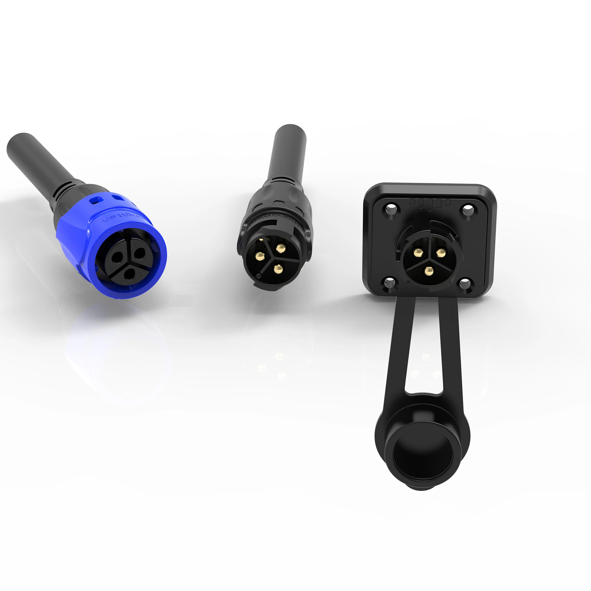 M19 Series Industrial Outdoor 3+9pin 2pin 3pin 4 Pin 5 Pin 6pin 9pin Male Connector