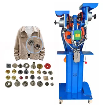 Automatic Snap Clothing Four Button Fastening Machine