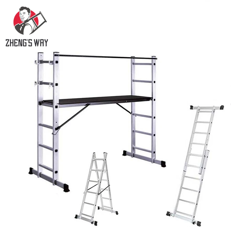 Multi Purpose Platform and Scaffold Combination Ladder Work Platform Step 