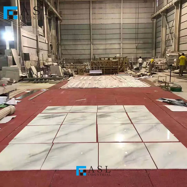White Caffeine Gold Sand Marble Polished Slabs For Wall Natural Stone Supplier