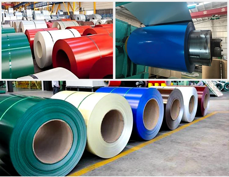 Red Blue Ral Series Color Coated Steel Coil Sheet Ppgi Ppgl Metal Sheet