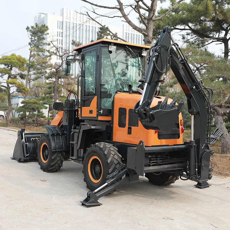 China Multi Functional Bachoe Loader Excavator And Backhoe Loader For