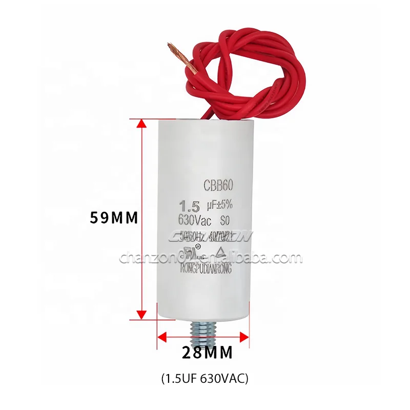 Thin Film Fan, CBB60, 1UF, 1.2UF, 1.5UF - detail 8