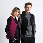 Vest Hot Men's/women's Fashion Cool Black Duck Down Warm Waterproof Vest To Wear
