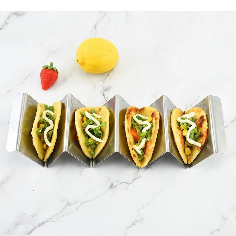 Oven Safe Stainless Steel  Taco Holder Stands for 3 Taco