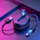 Retractable Cable Android Retractable Usb C 3 In 1 Magnetic Usb Data Charging Cable