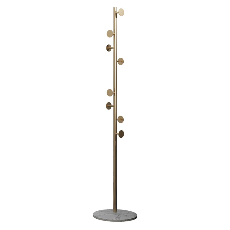 Manufacture Modern Stainless Steel Luxury Metal Entryway Hall Tree Coat Rack