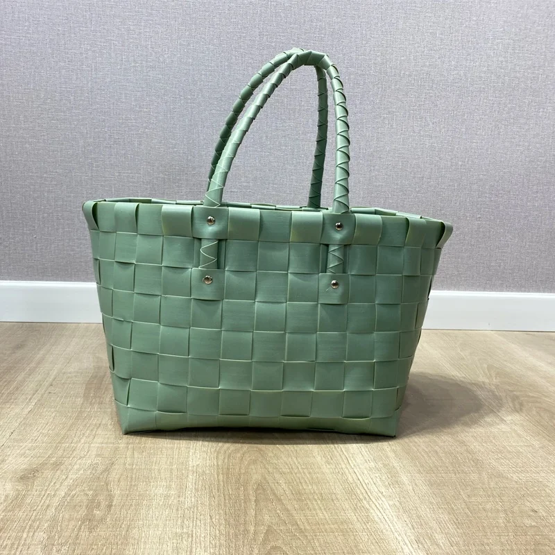 Customized  PP Weaved Hand Bag Shopping Bag for Ladies