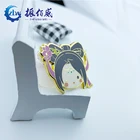 2020 Hot Sale Custom Golden Metal Cute Cartoon Anime Hard Enamel Lapel Pin