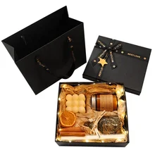 High-end Luxury Aromatherapy Scented Candle Gift Box Household Indoor Long-lasting Aromatherapy Set