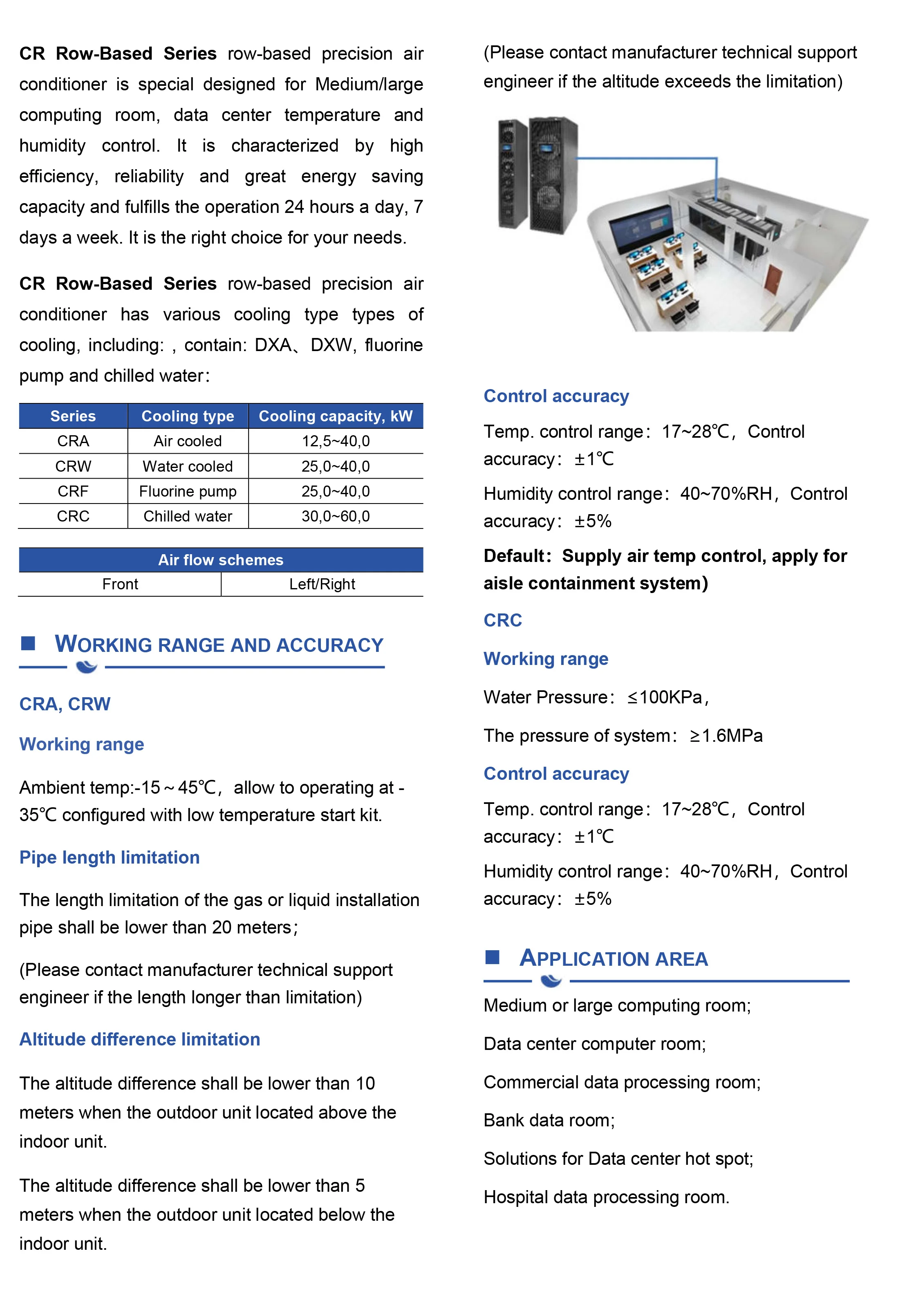Efficiency In-row Air Conditioner, W-TEL, 50KW - detail 4