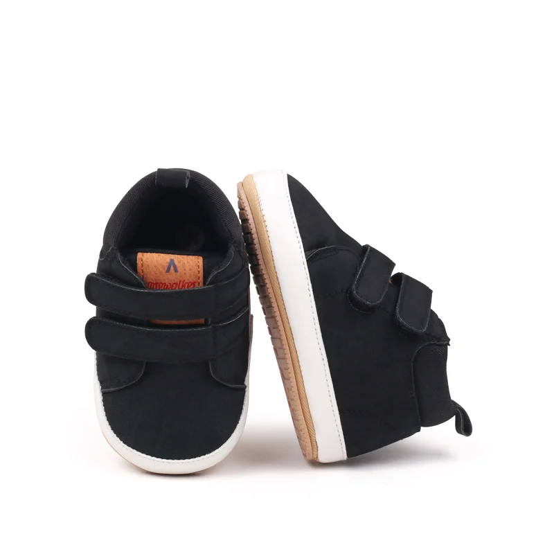 High Quality Soft TPR Outsole PU Unisex Baby Sport Shoes for Boys Spring Autumn Baby Toddler Shoes factory
