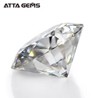 DEF Grade VVS Super White Round Brilliant Cut Diamond Substitute Loose Moissanite Gemstone