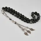 Beads Beads YS326 MULTI Color 99 PCS Rhyolite Jasper Misbaha Islamic Prayer Beads Tasbih MASBAHA Tasbeeh
