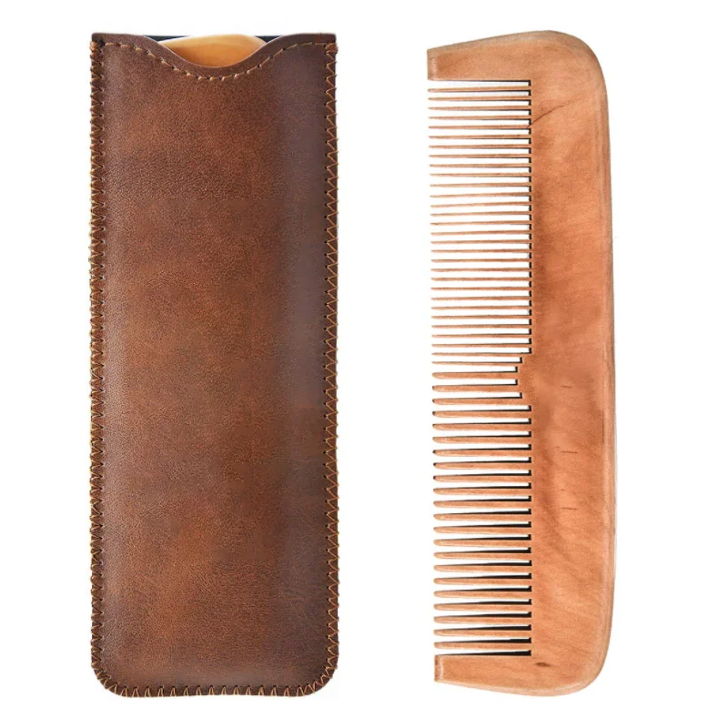 Genuine Leather Comb Holder Stylist Comb Organizer Wooden Hair Combs Bag -  Buy Comb Holder Hairdressing Tools Scissors Clips Holster,Comb Bags Leather  Bag Case,Comb Organizers And Storage Product on 