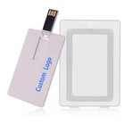 Usb Flash Drives Drive Fast Speed Promotional Card-shaped Usb Flash Drives Sublimation Credit USB Flash Drive