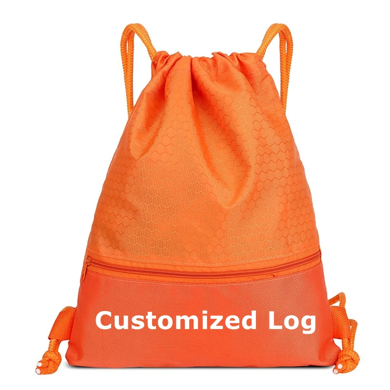 2022 New Cinch Sack Red Gym Tote Bag School Sport Shoe Bag Large Drawstring Backpack Cinch Sack Gym Bag